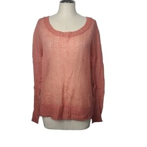 NWOT Aerie Mohair Blend Sheer Lightweight Sweater L